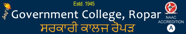 WELCOME TO GOVT COLLEGE ROPAR LMS (MOODLE)